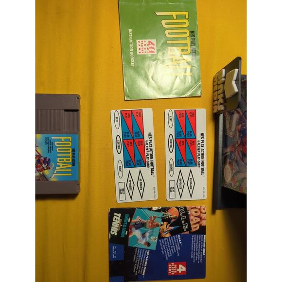 NES PLAY ACTION FOOTBALL - Nintendo NES Compete In Box Test - Picture 8 of 12